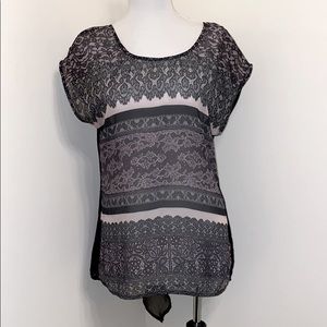 Studio Y Sheer fabric Top Size: M